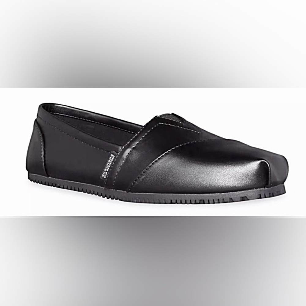 Skechers Work Black Slip Resistant Memory Foam Loafers